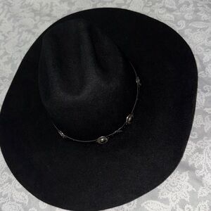MHT WESTERN Black cowboy hat